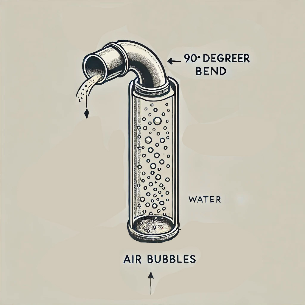 Air lift uses gravity and air to pump water